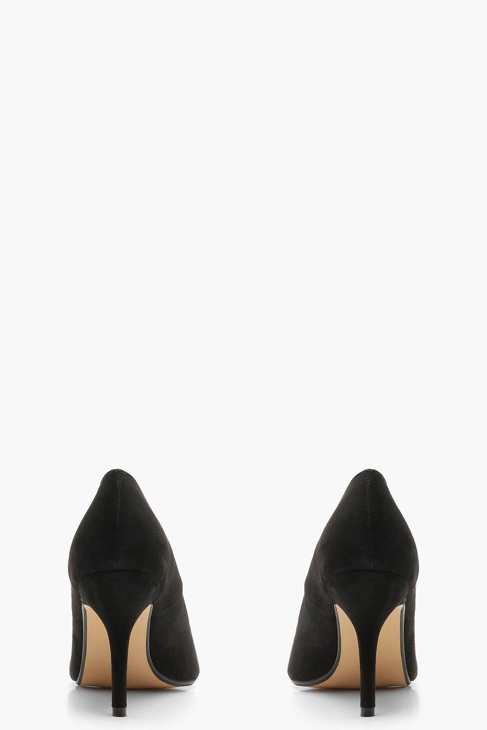 black court shoes mid heel
