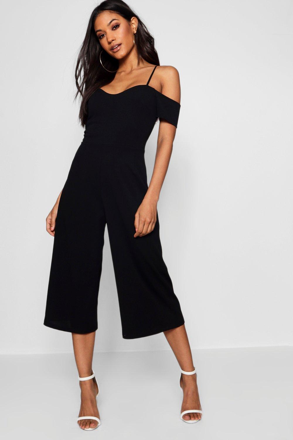 open shoulder jumpsuit