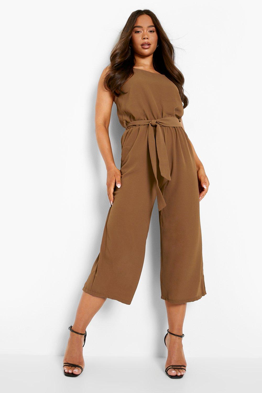 sleeveless culotte jumpsuit