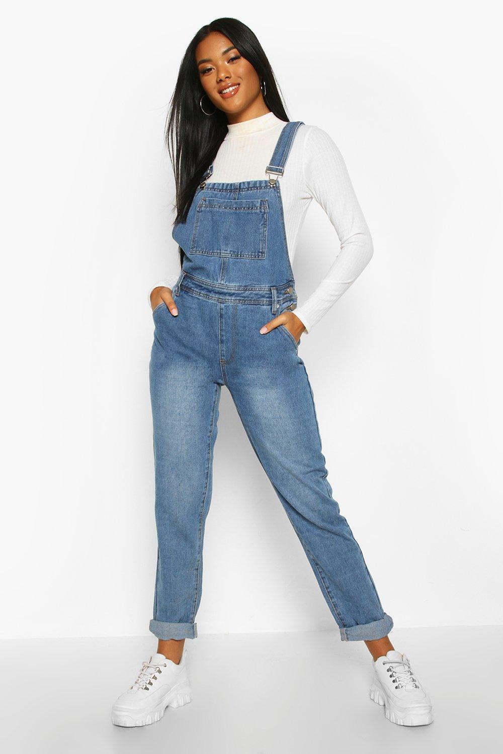 boyfriend denim dungarees