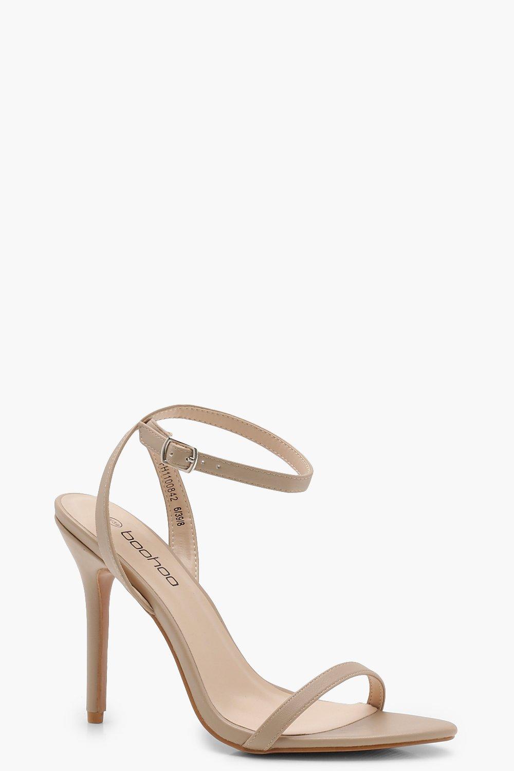 nude heels boohoo
