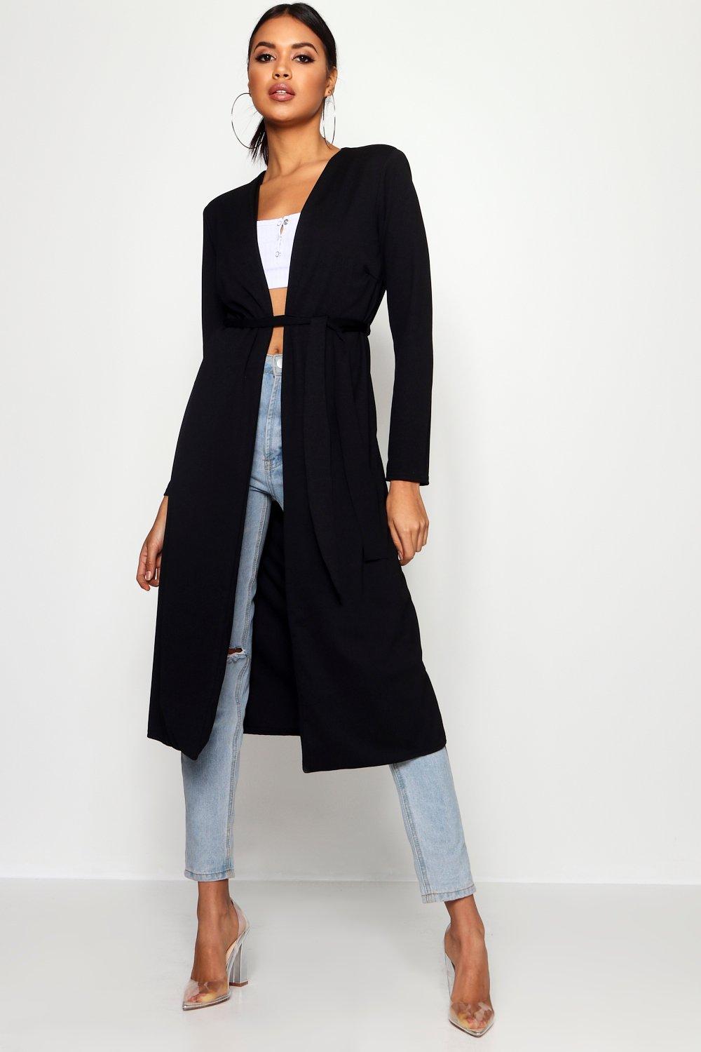 black maxi jacket