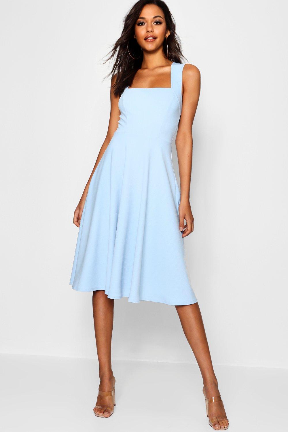 midi skater dress