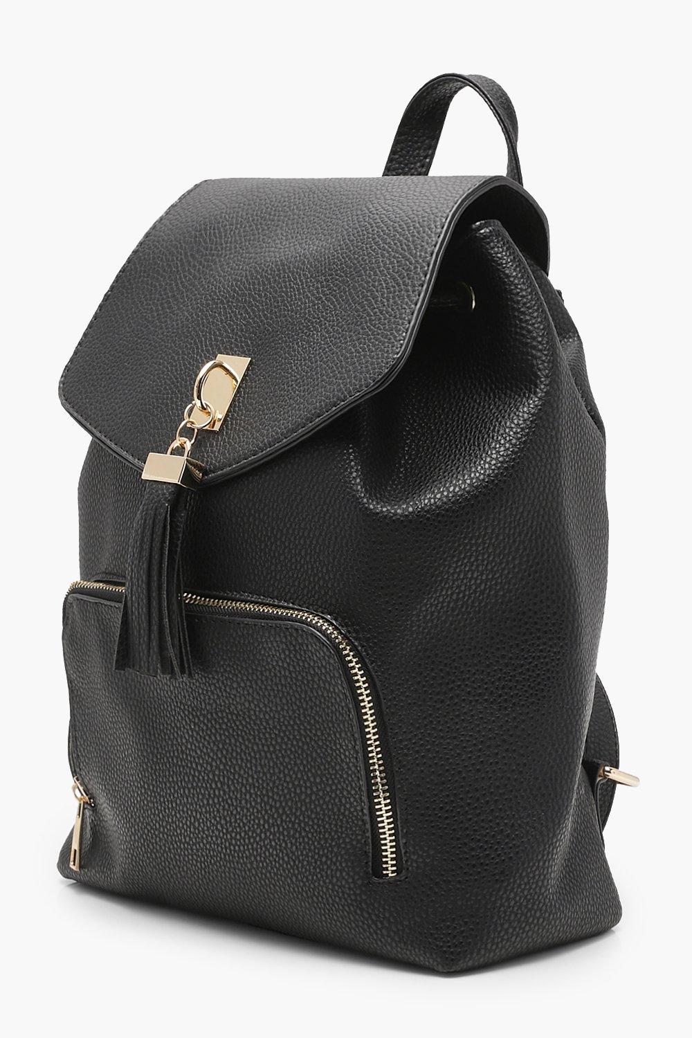 

Рюкзак с кисточками с бахромой, Black