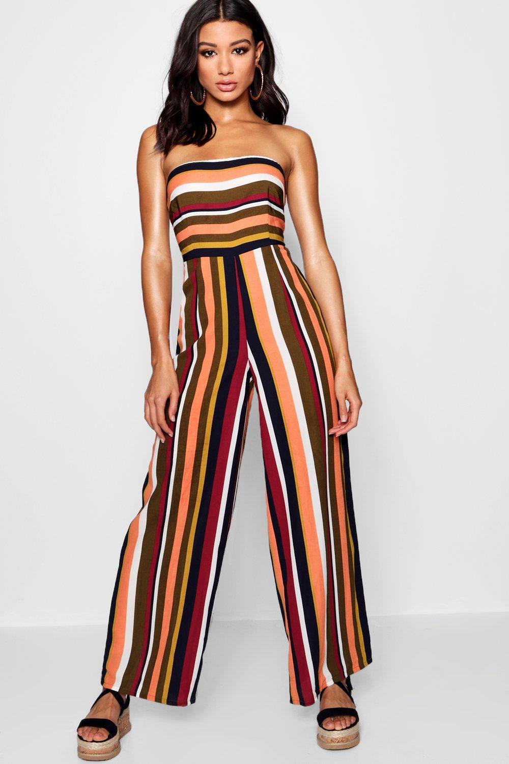 boohoo bandeau jumpsuit