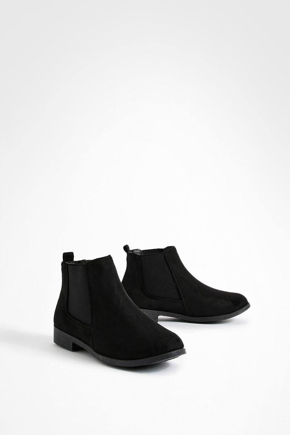 boohoo flat chelsea boot