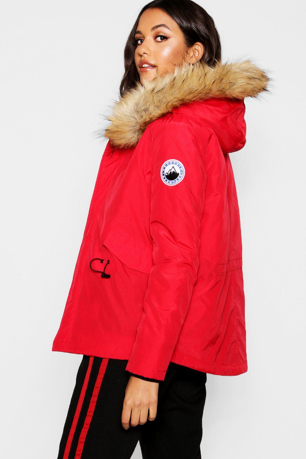 boohoo parka jacket