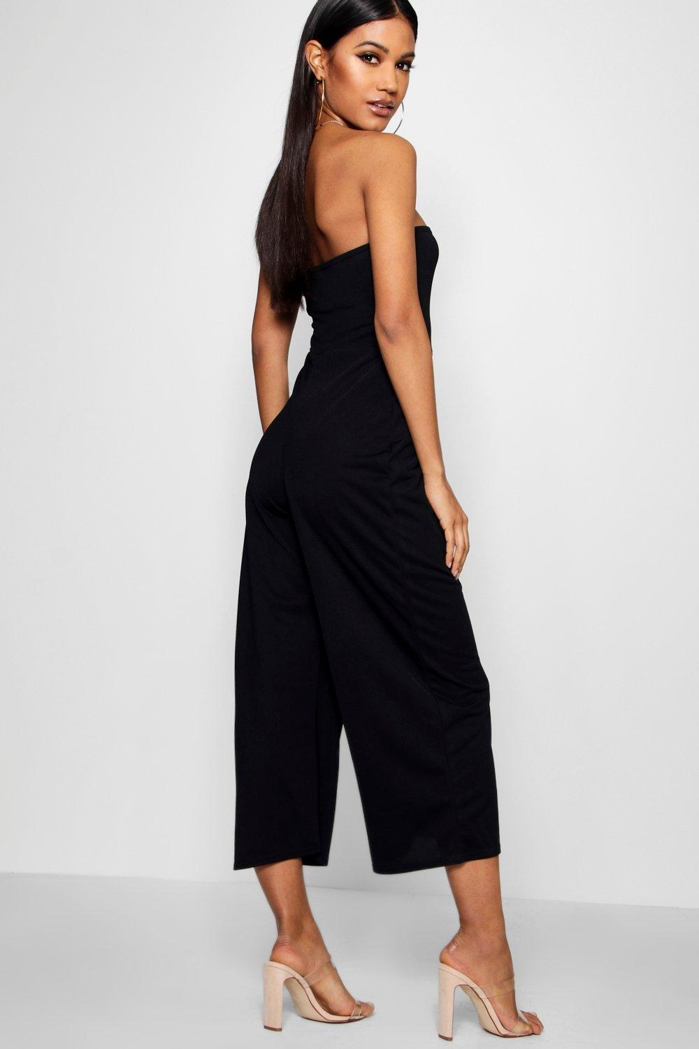 bandeau jumpsuit culotte