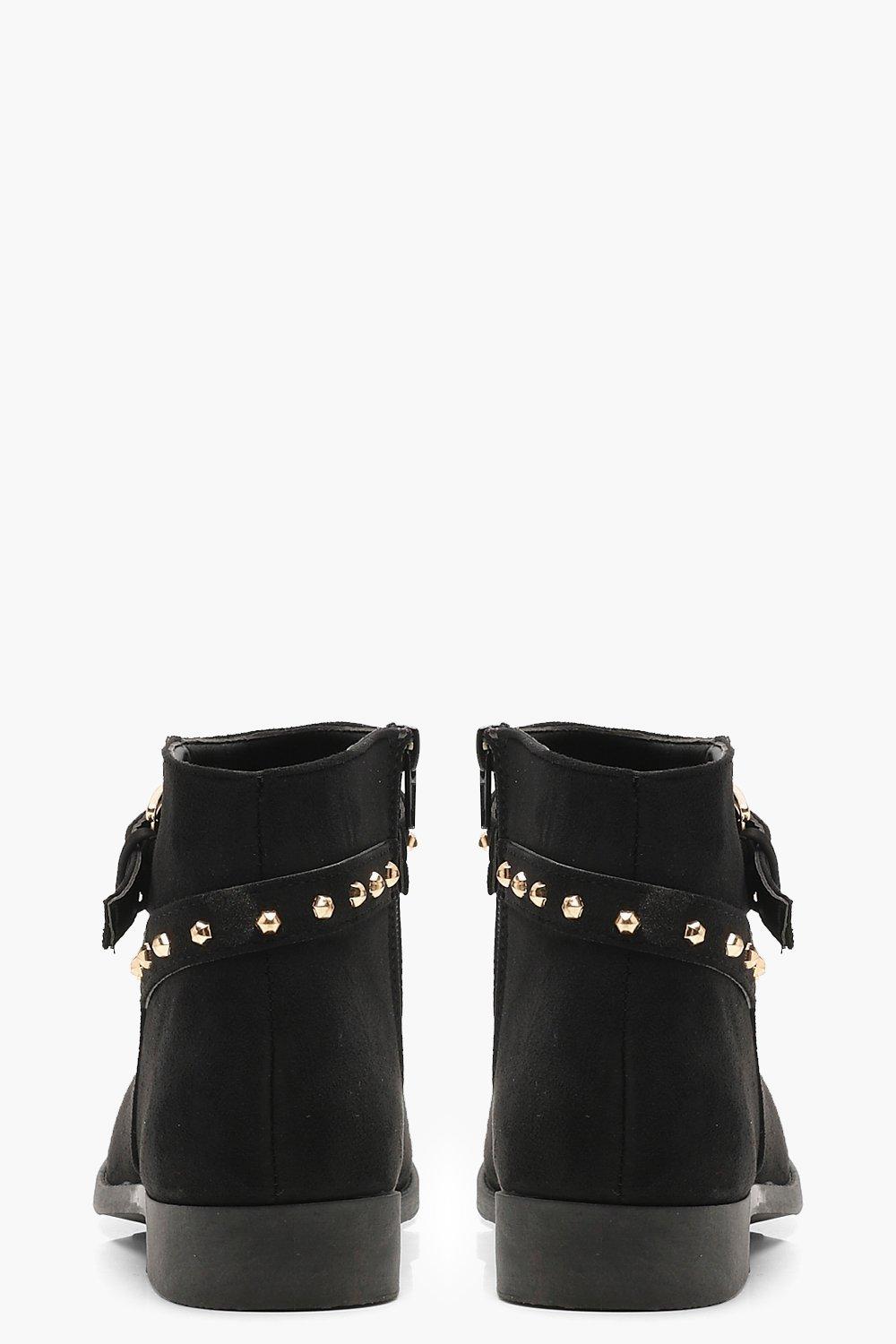 studded chelsea ankle boots