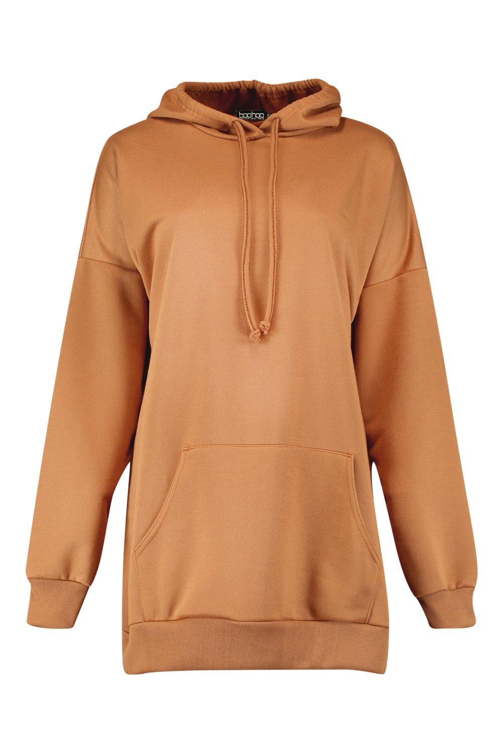 

Платье толстовка с капюшоном оверсайз Perfect, Camel