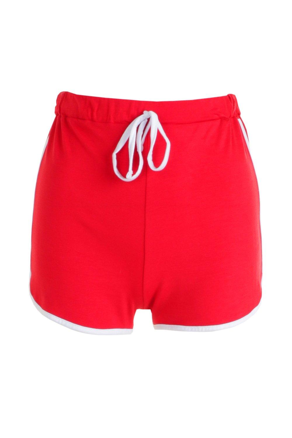 red runner shorts