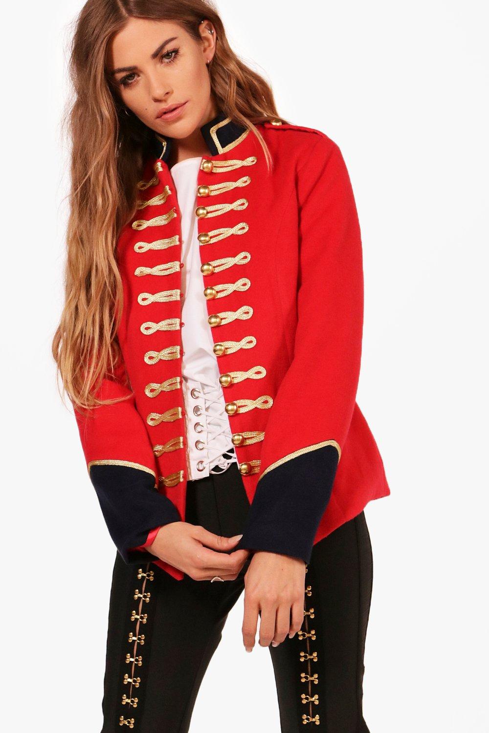 military style jacket womens