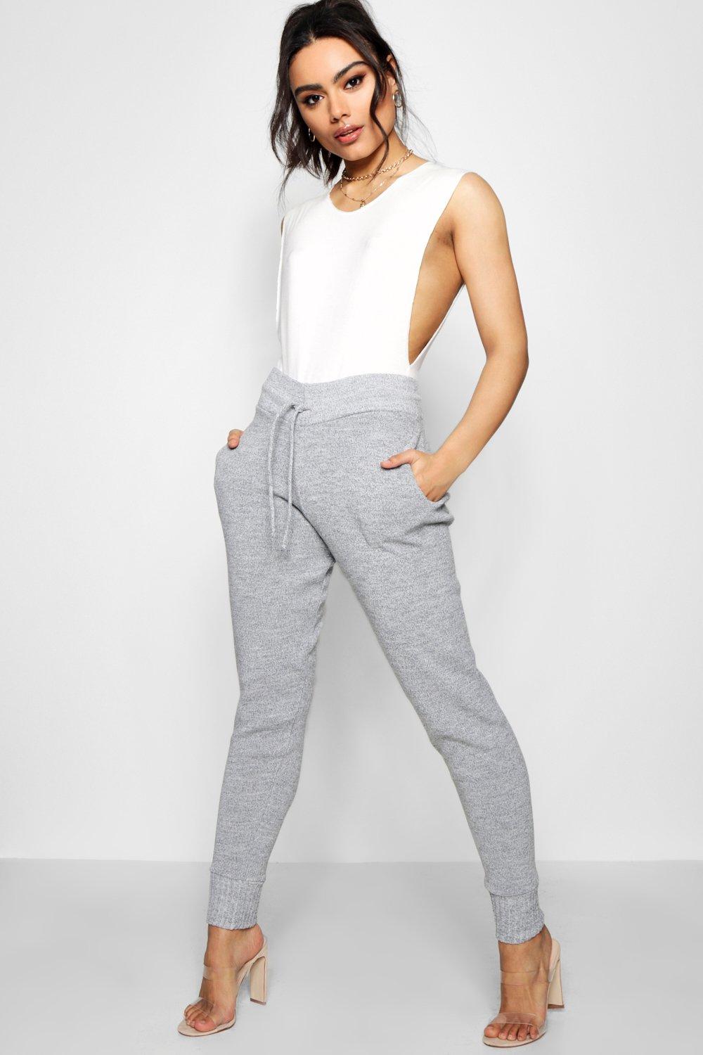 

Вязанные трикотажные домашние джоггеры Boutique, Grey