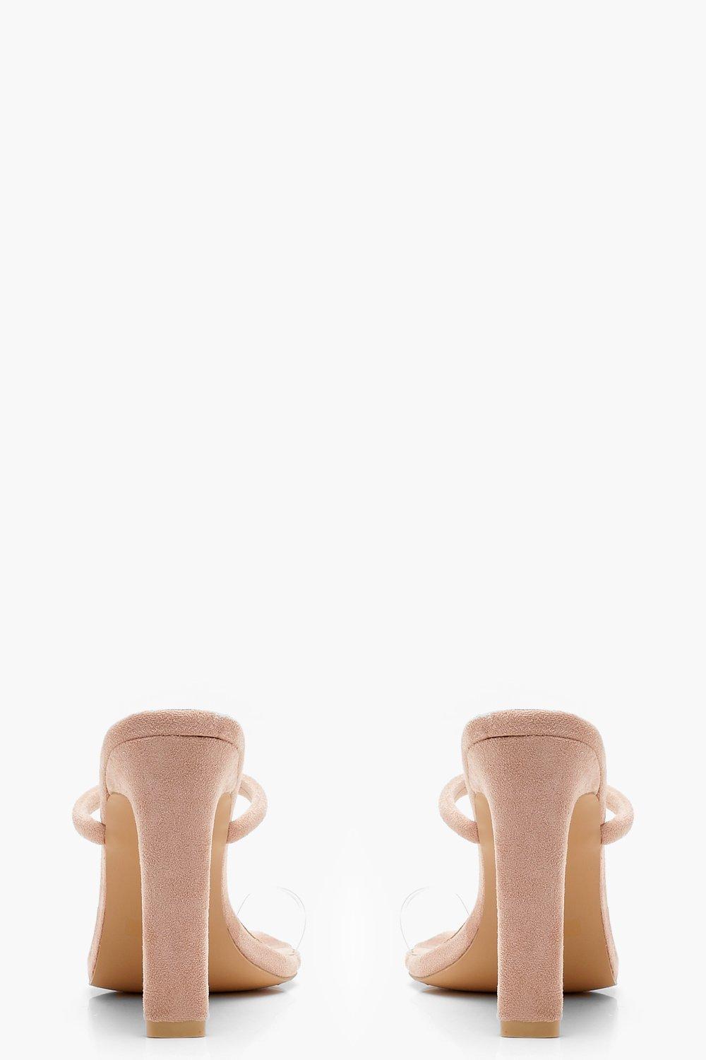 Boohoo Clear Toe Skinny Ring Skinny Toe Mule Heels 5d4650 Boohoo Clear Toe Skinny Ring Skinny Toe Mule Heels 5d4650