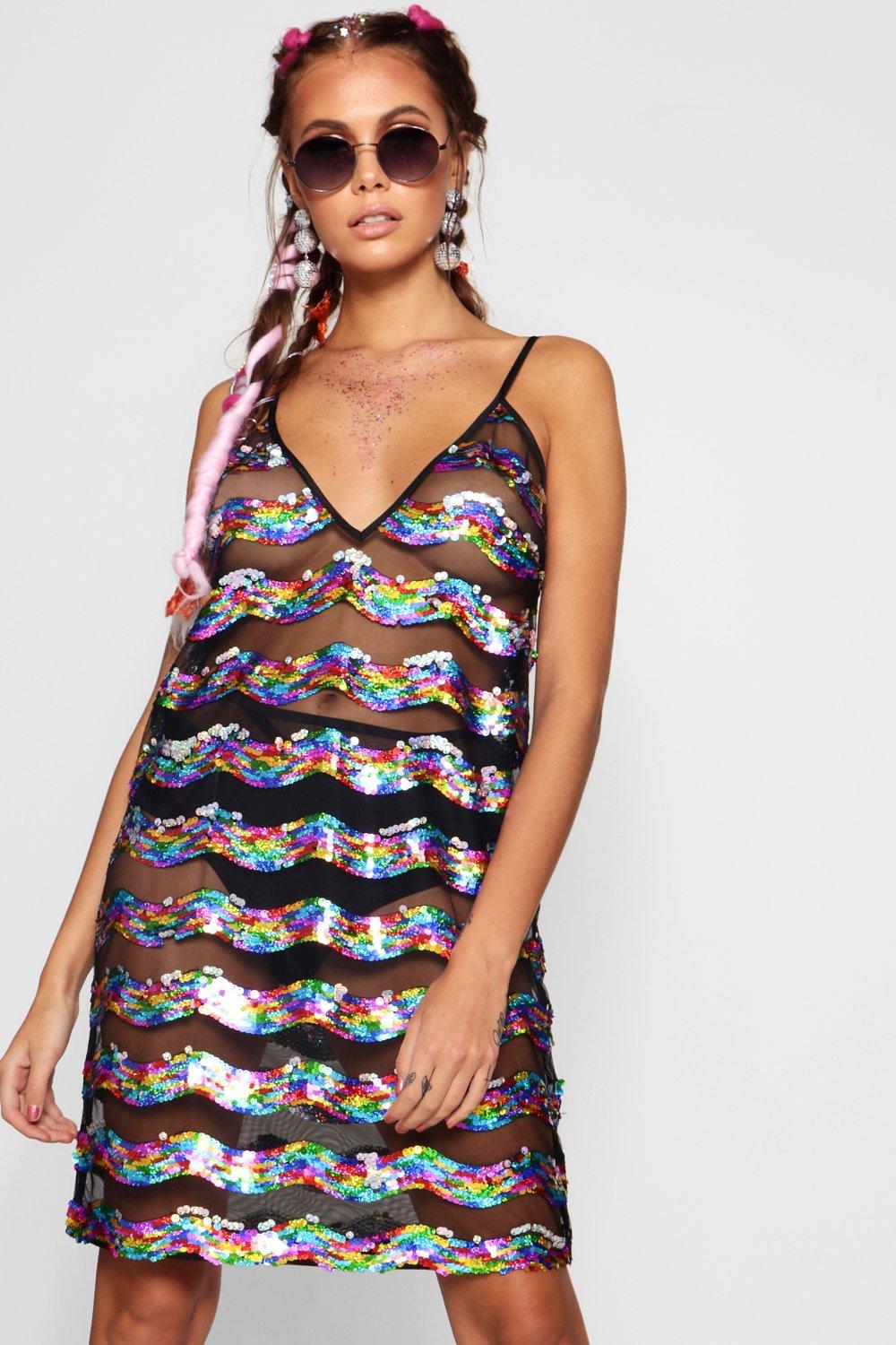 sequin festival dress