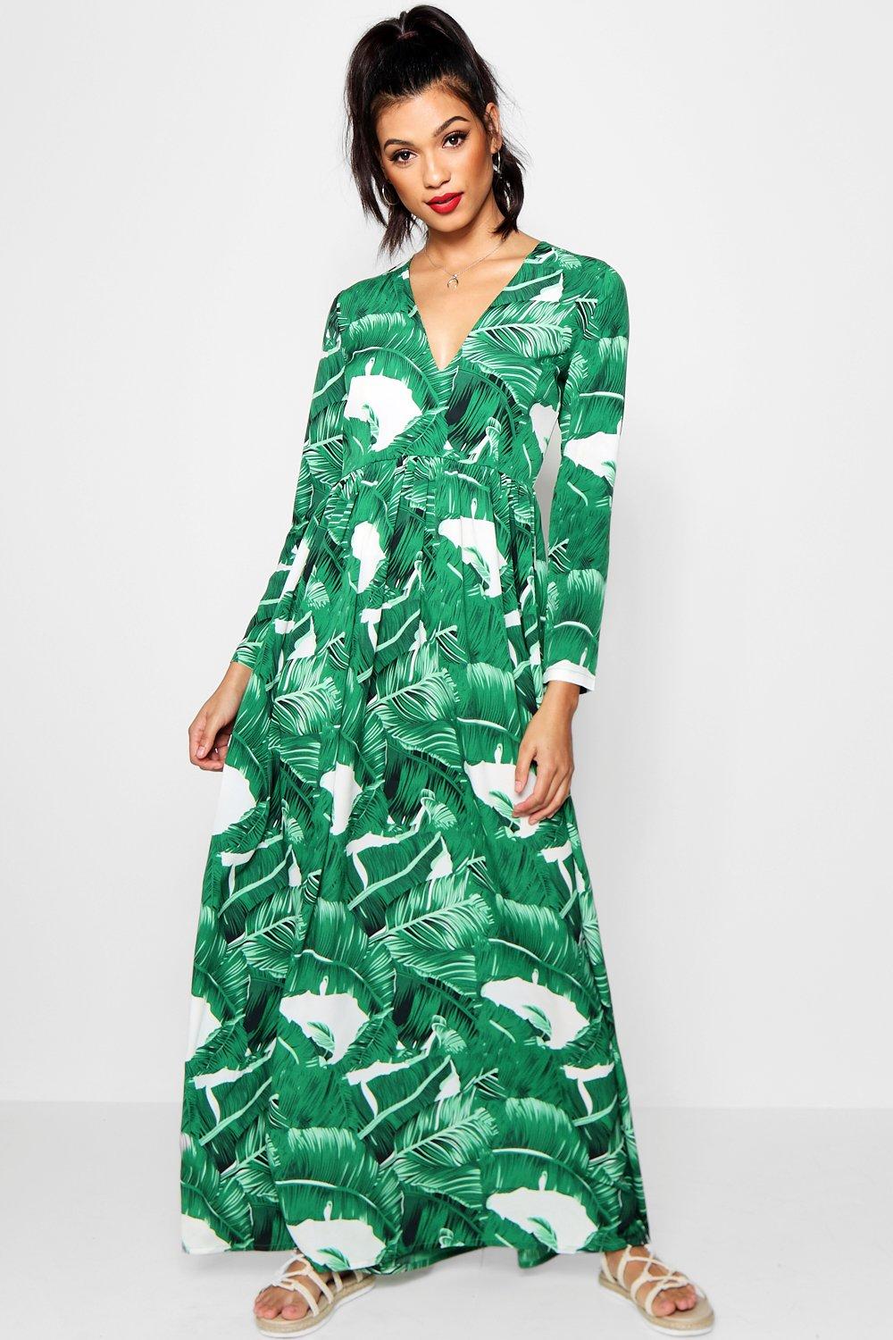 boohoo leaf dress
