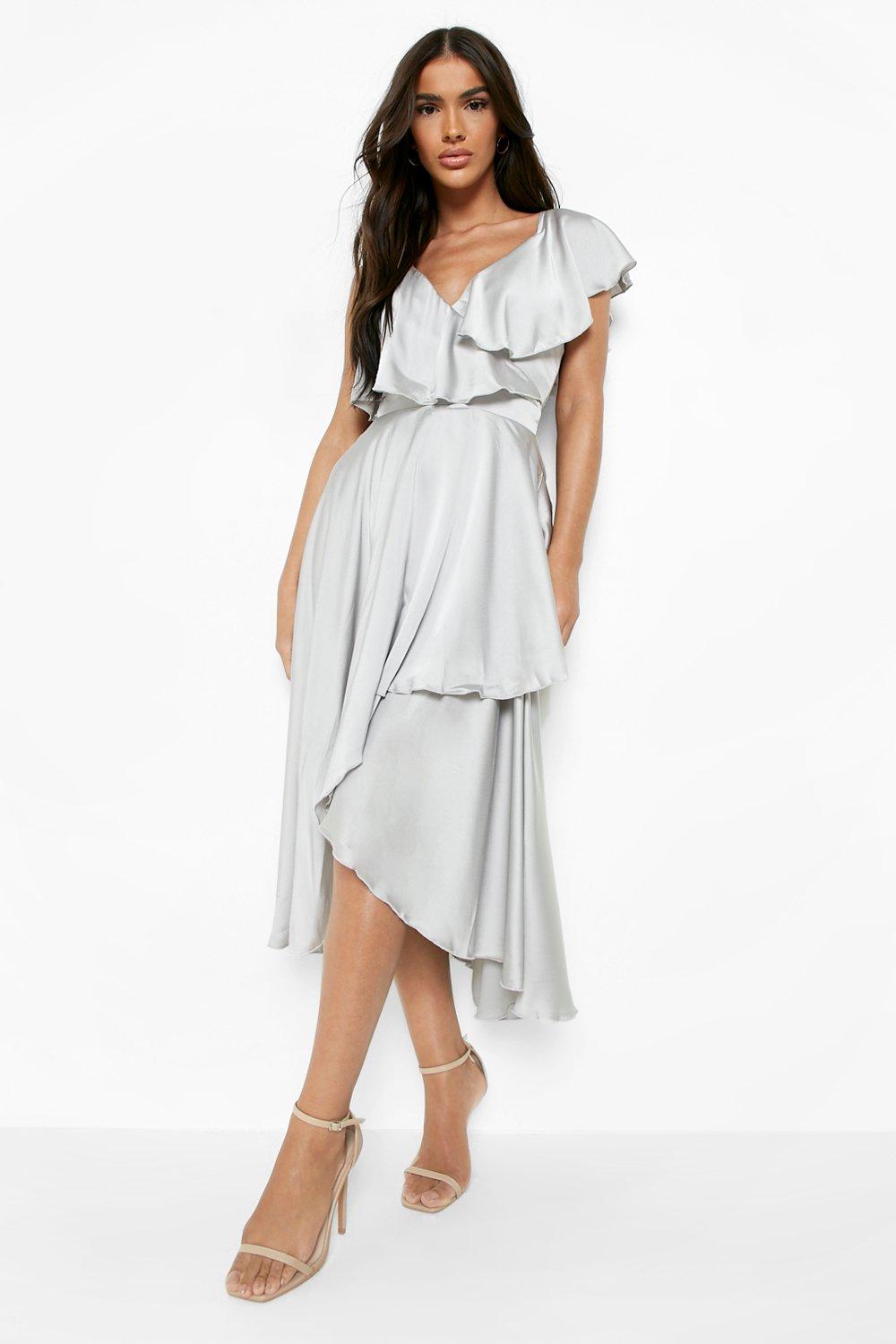 Satin Skater Dress