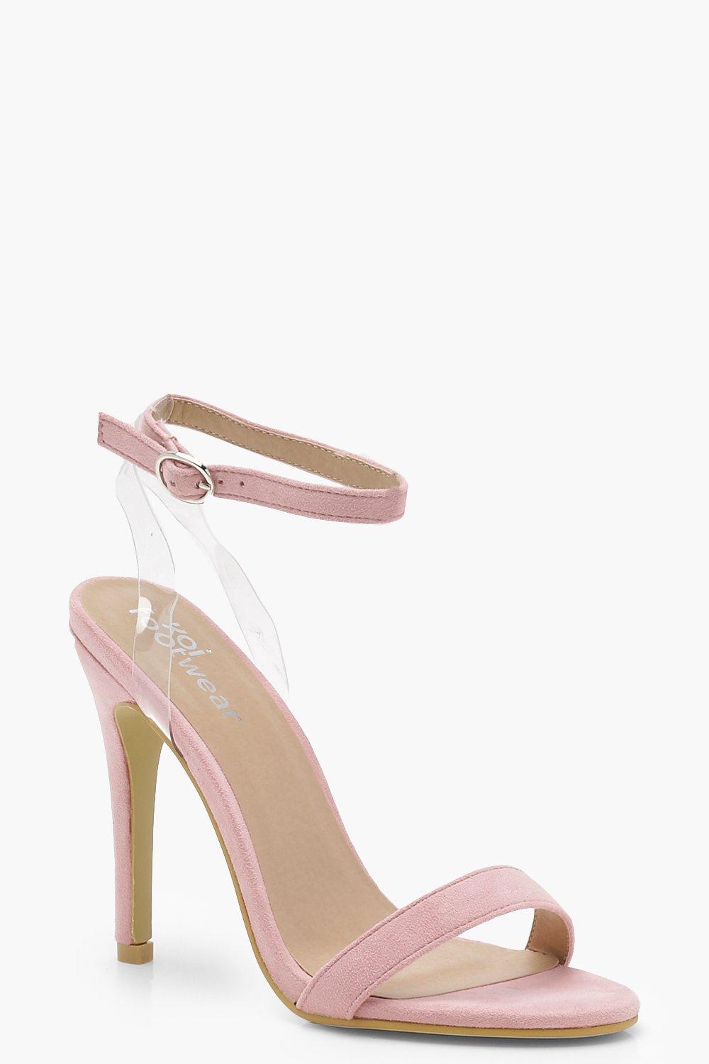 barely there heels pink