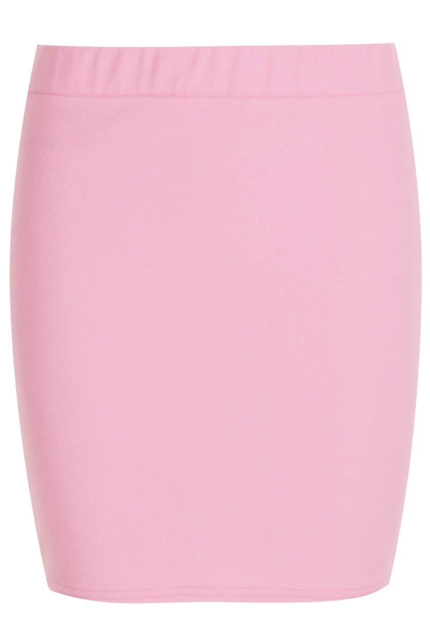 

Пастельная мини-юбка из крепа, Pastel pink