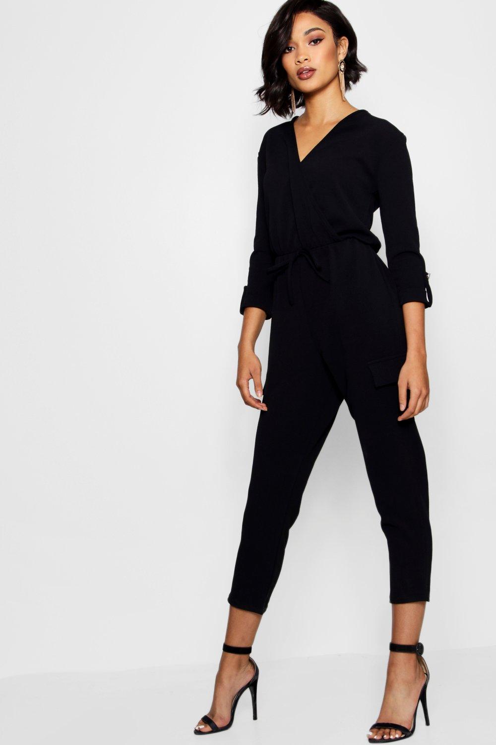 cargo style jumpsuit