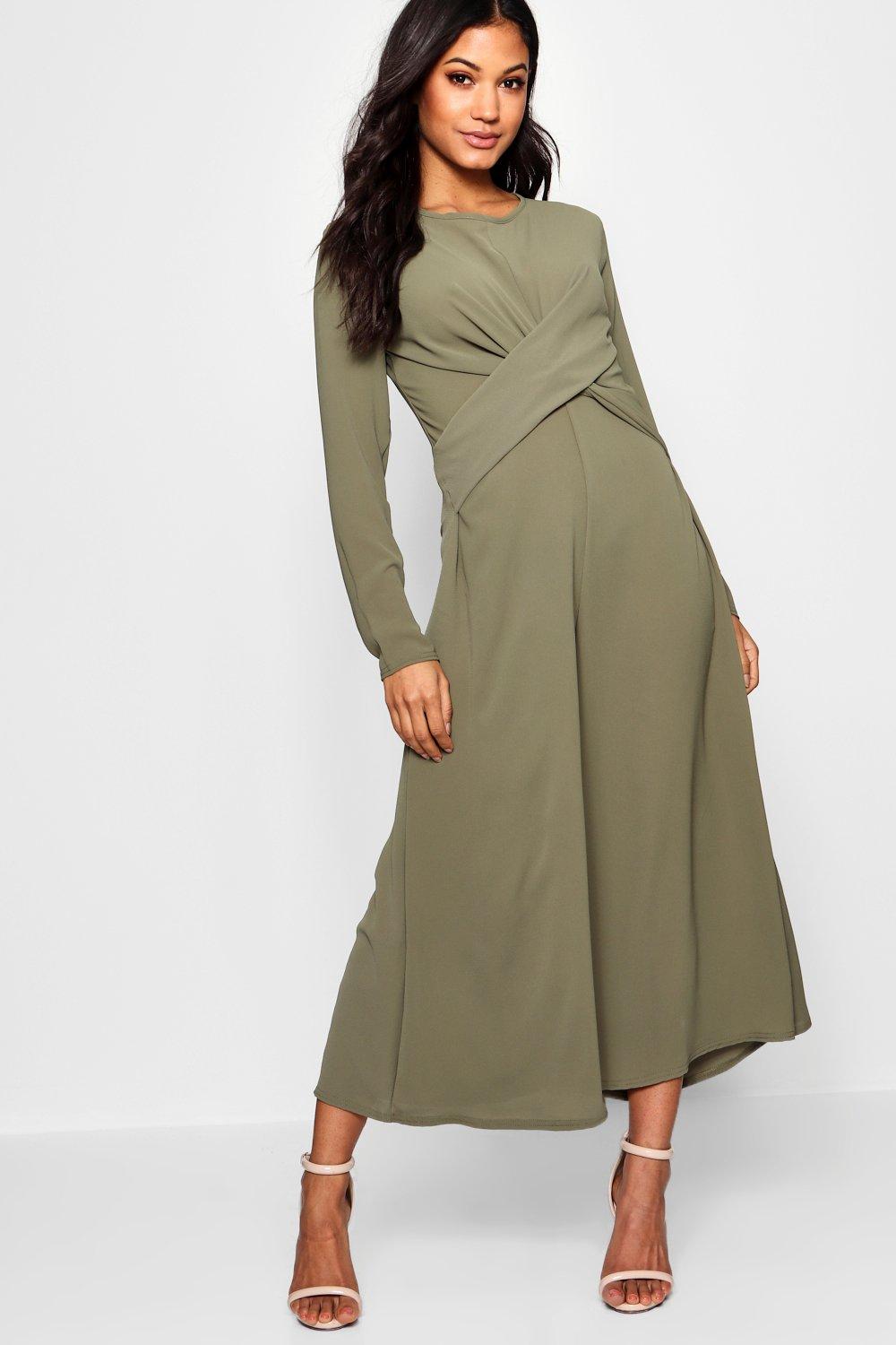 knot front culotte jumpsuit