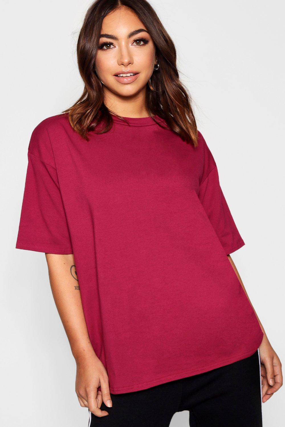 t shirt oversize boohoo