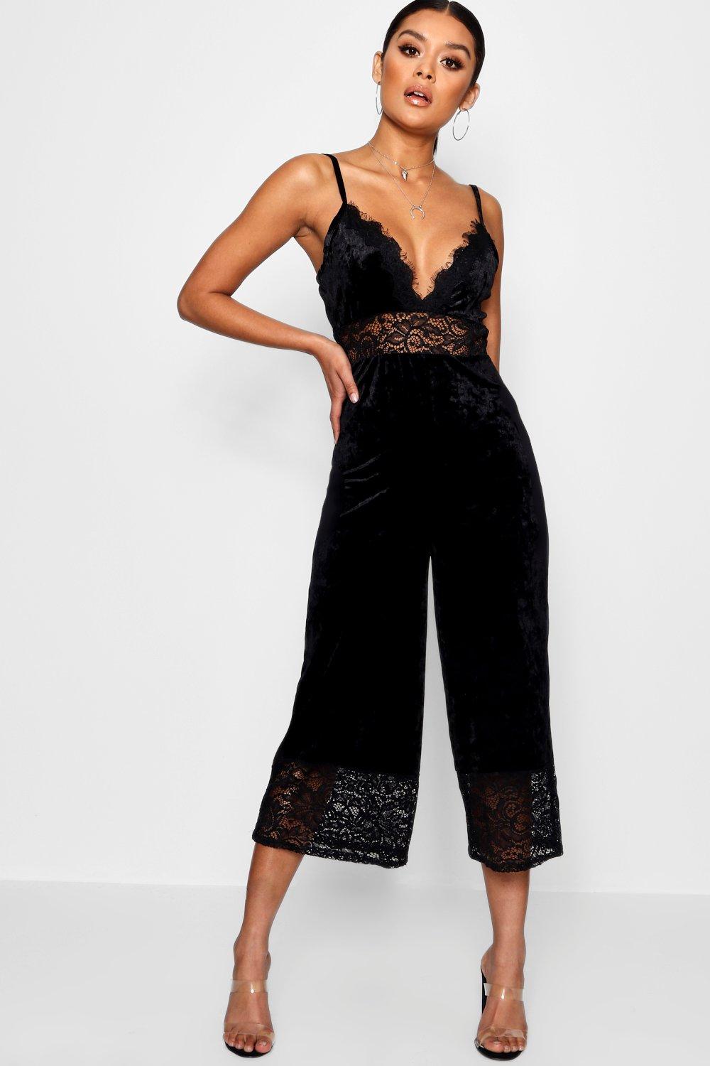 boohoo cami jumpsuit