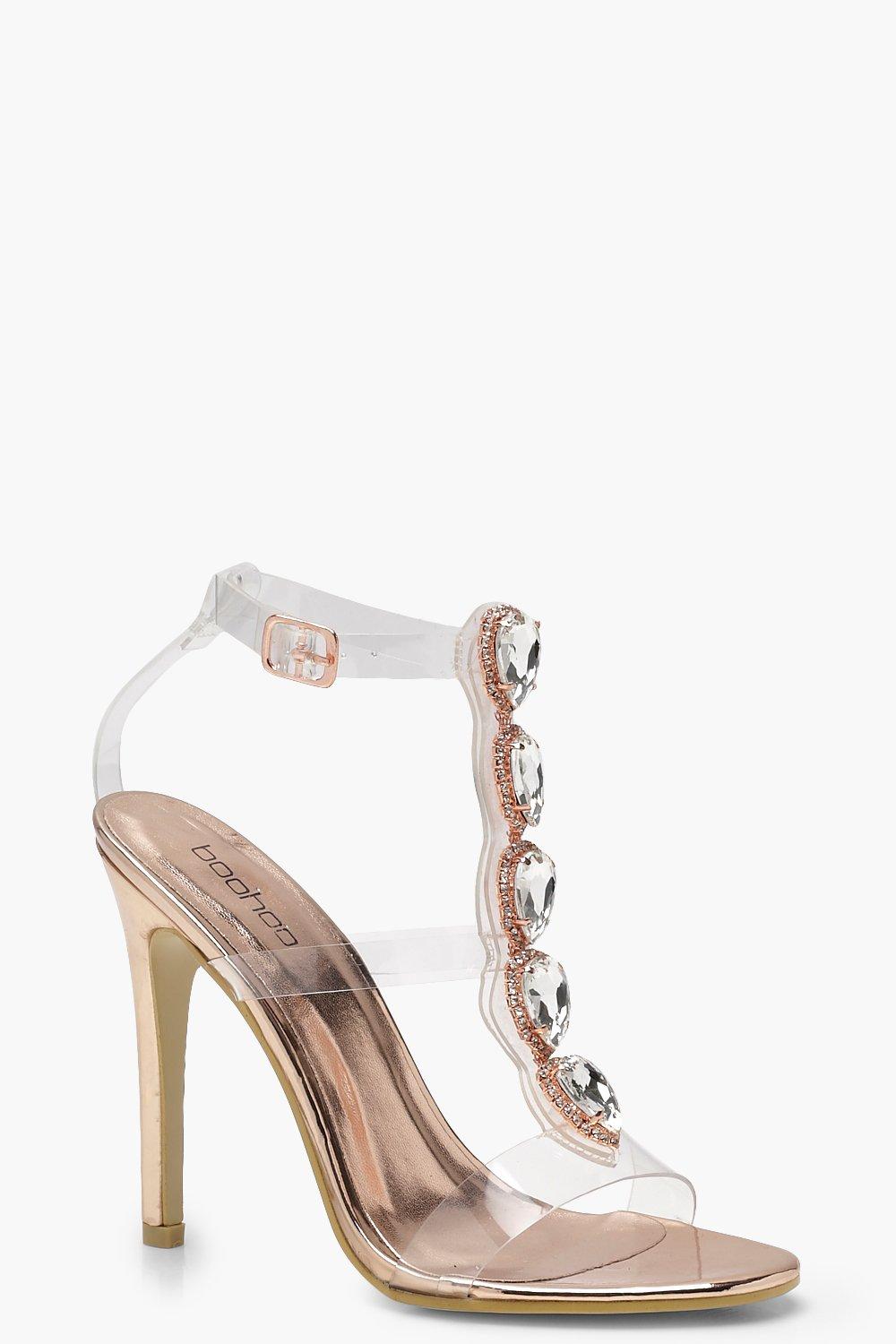 boohoo perspex heels
