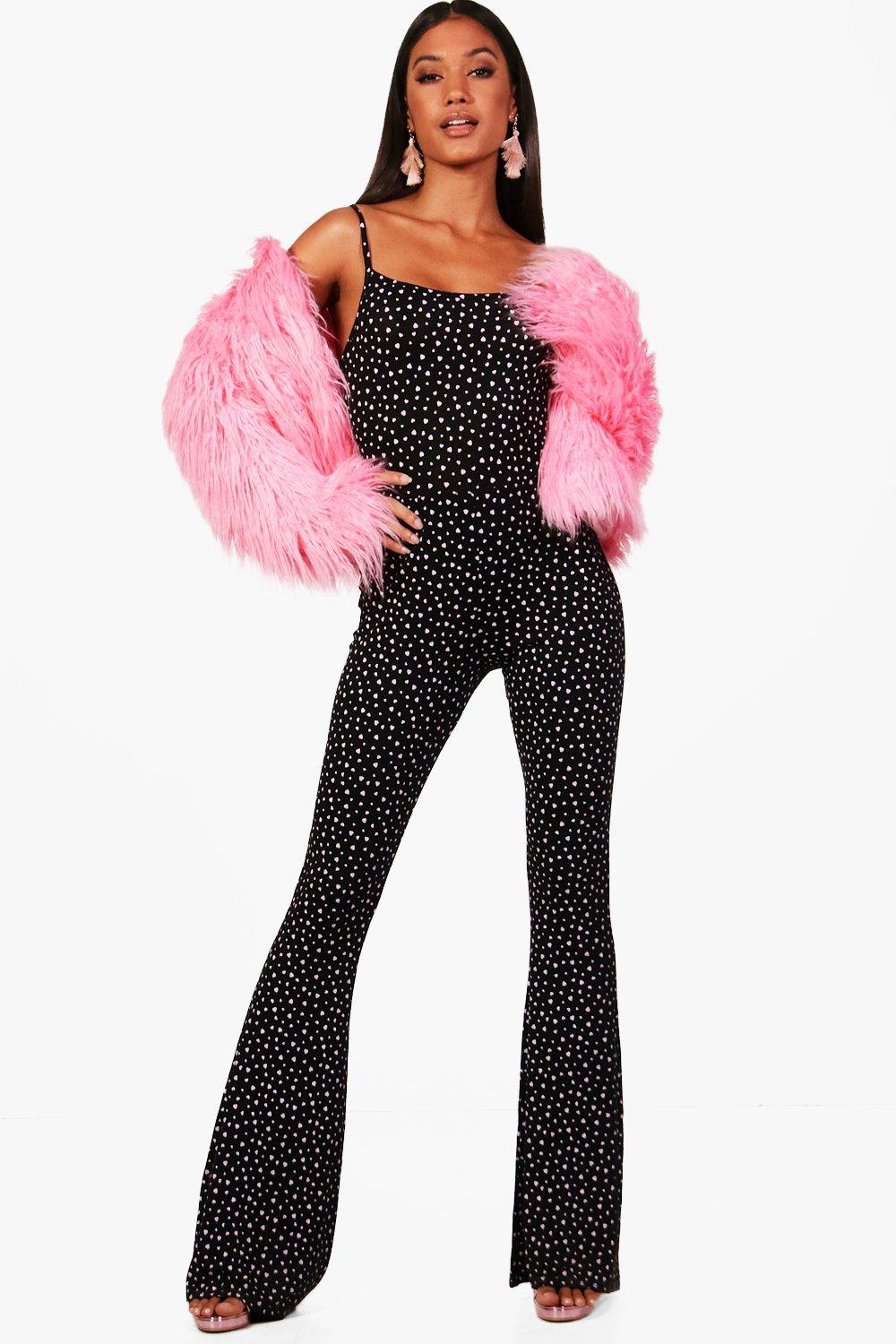 cat print jumpsuit