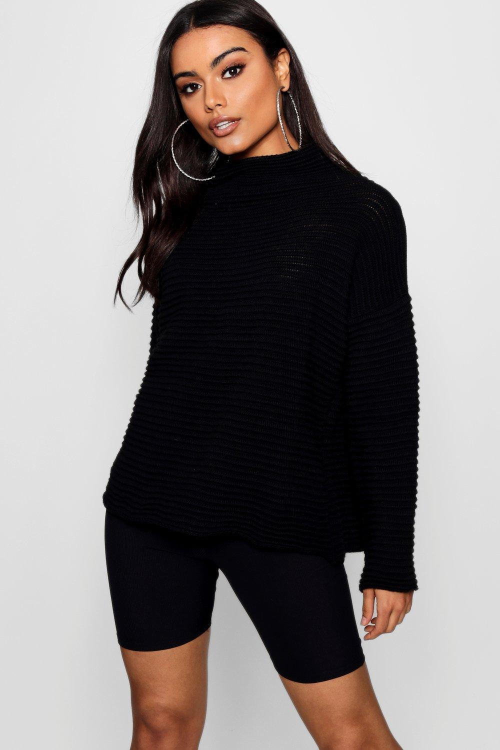 boohoo black jumper