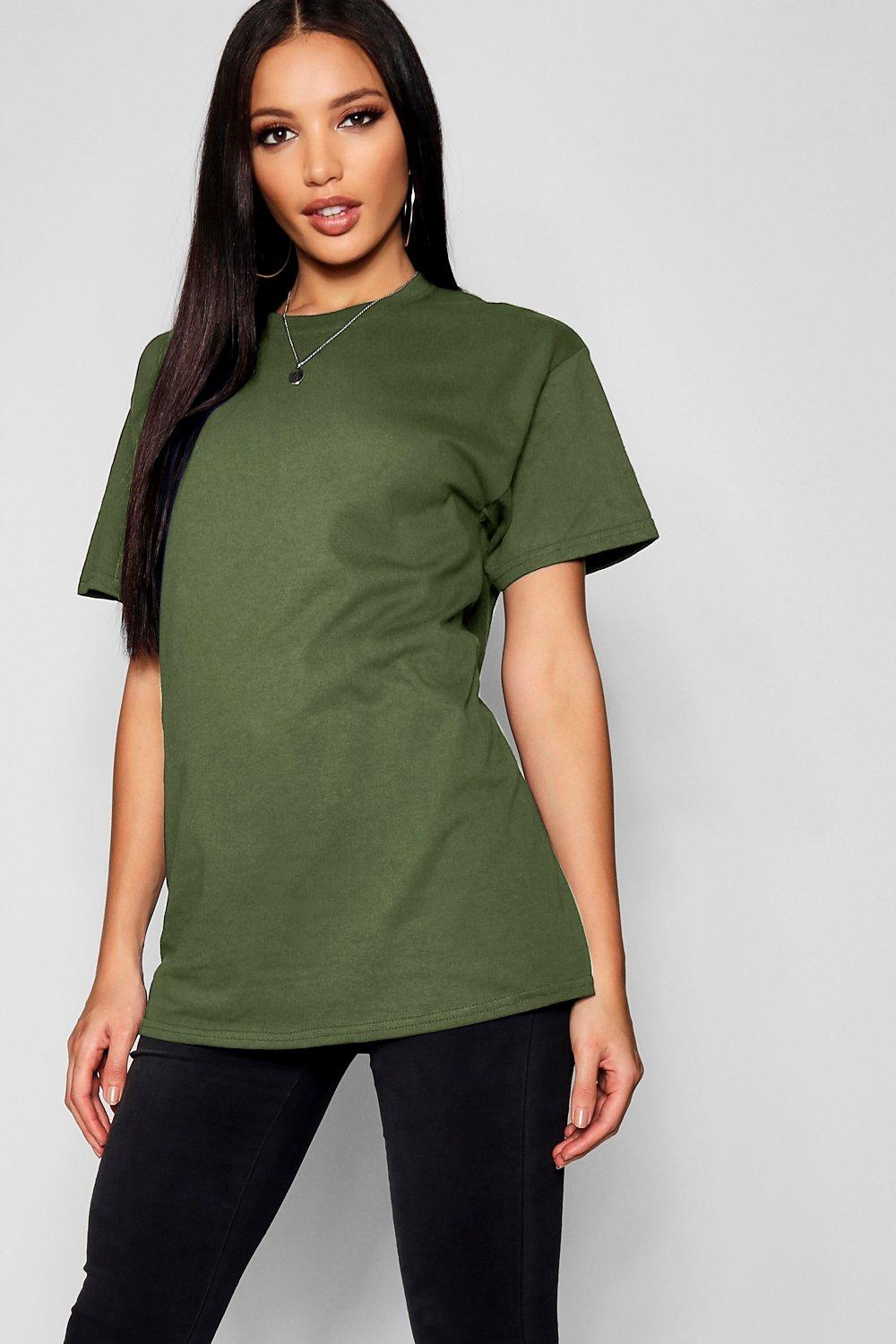 

Объемная футболка Basic, Khaki