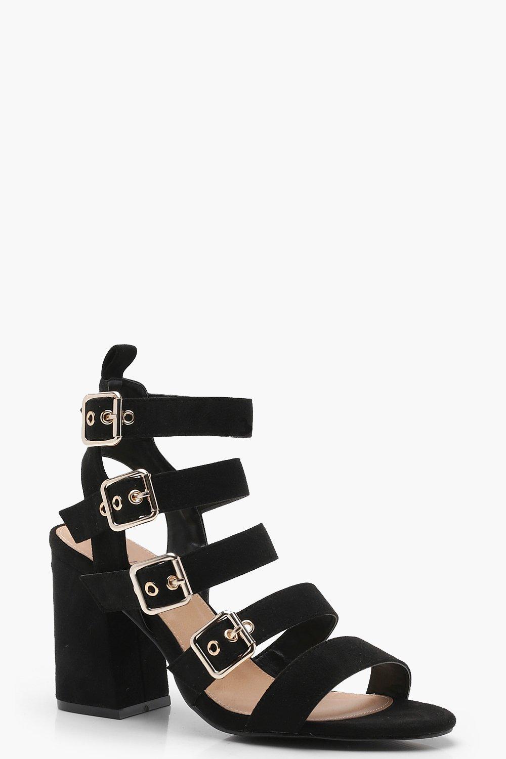 wide fit caged heels