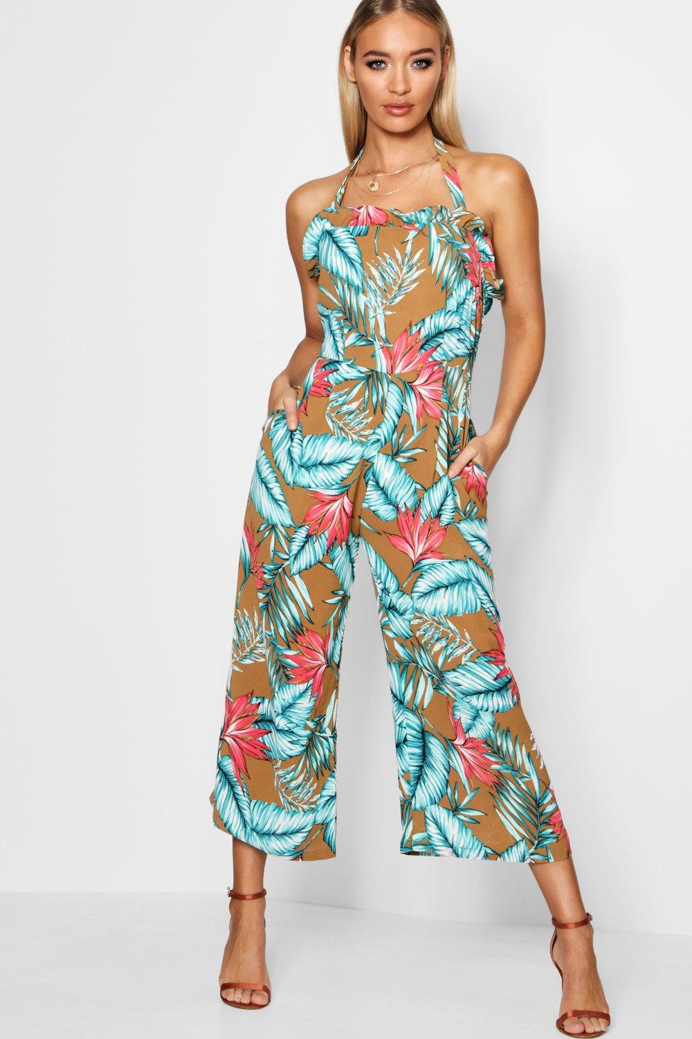 long denim jumpsuit