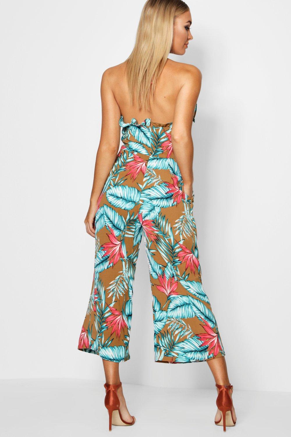 jumpsuit jungle print