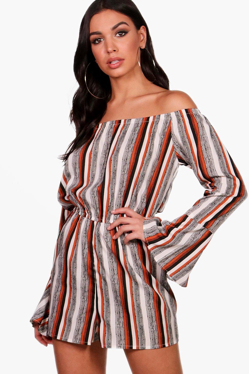 off the shoulder playsuit