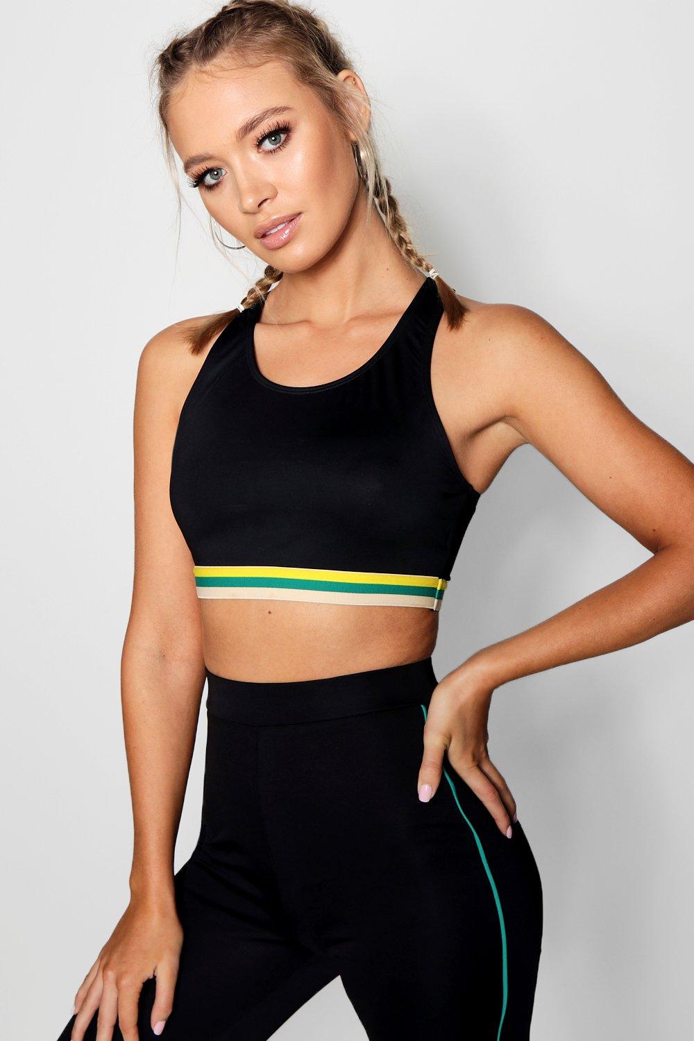 boohoo sports bra