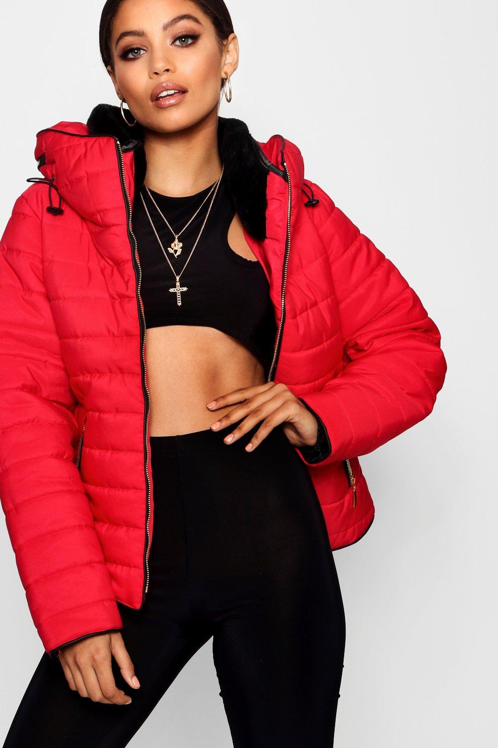 Quilted Jacket | Boohoo