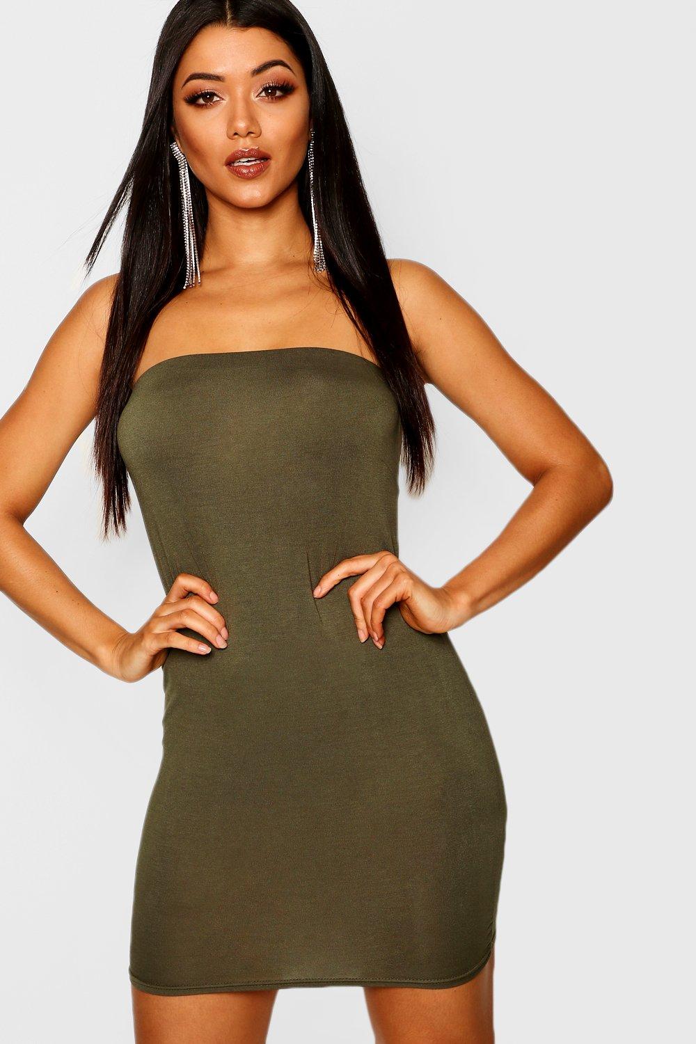 boohoo bandeau dress