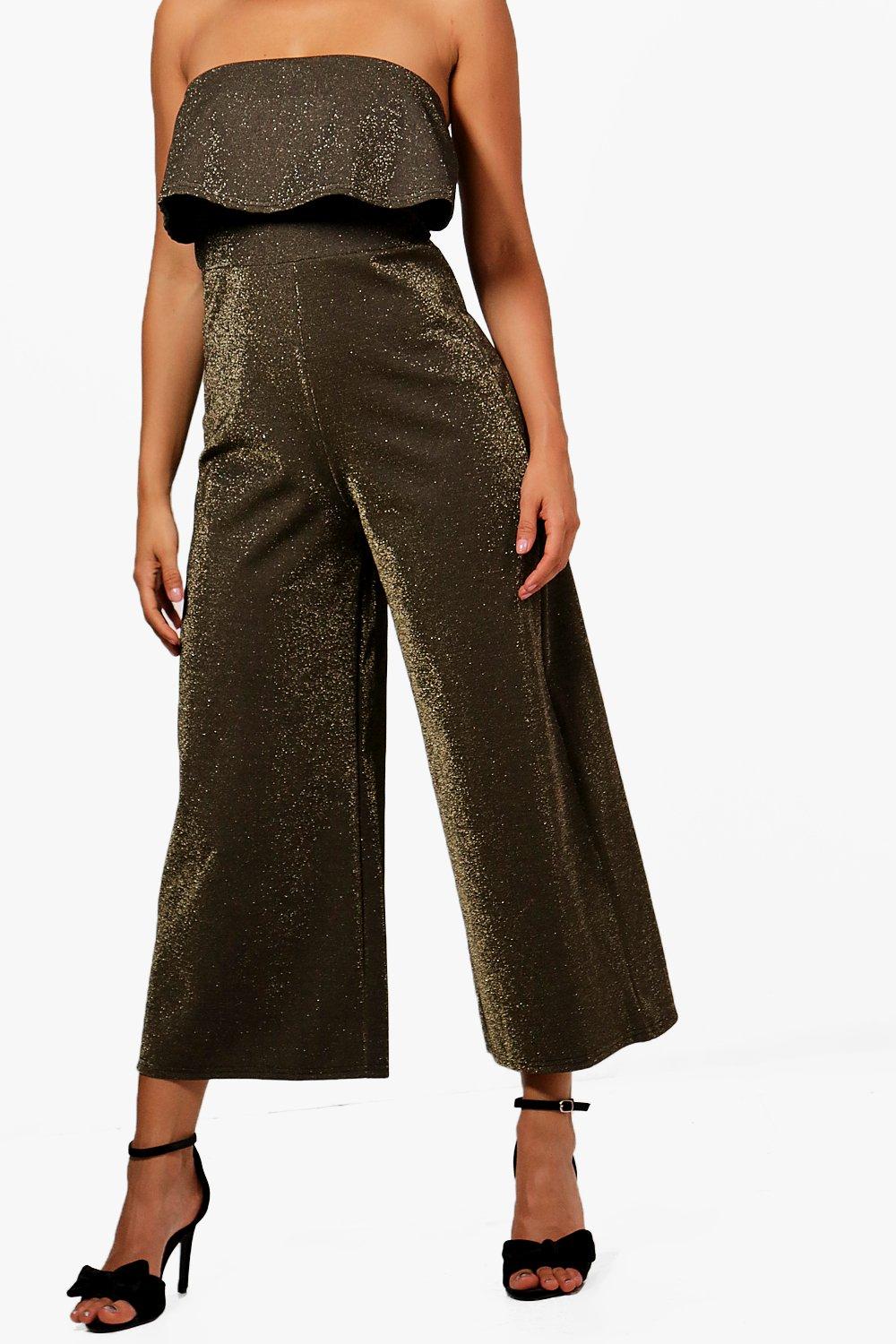 glitter culotte jumpsuit