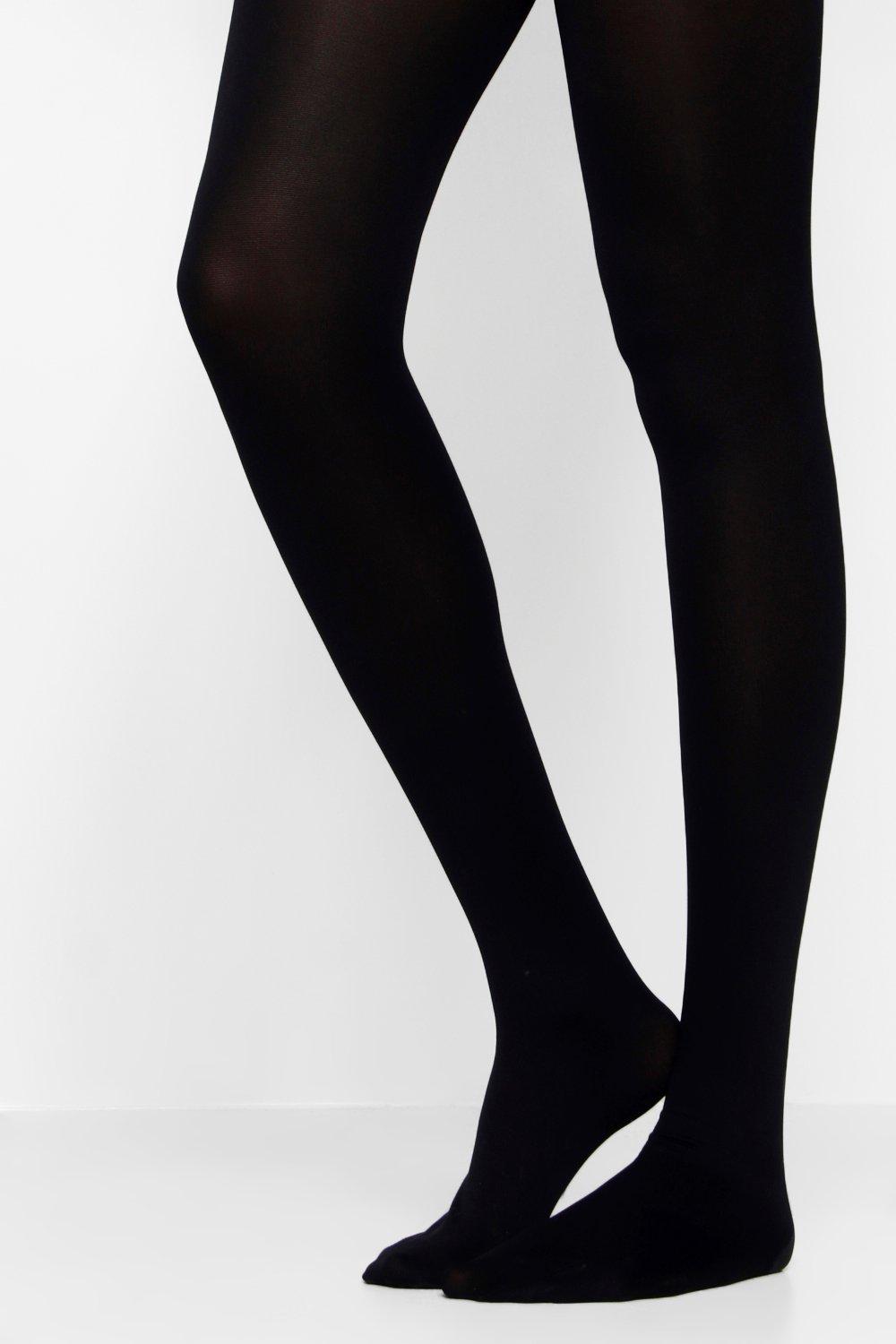 Womens Soft Touch Luxury 60 Denier Tights - Black - M/L, Black