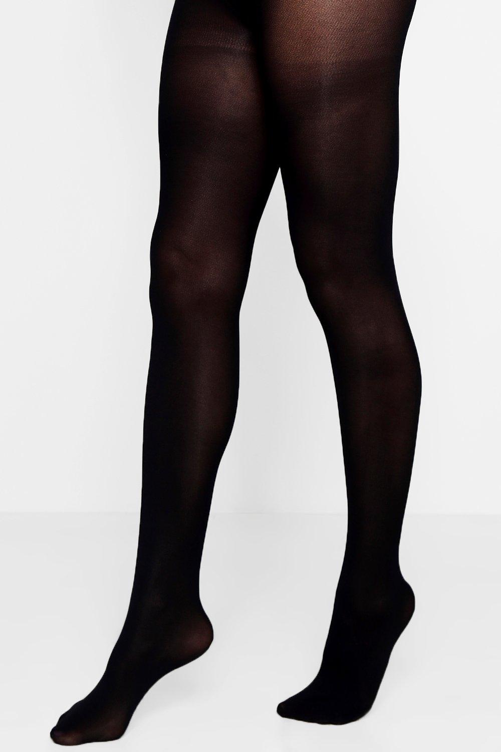 Womens Soft Touch Luxury 40 Denier Tights - Black - M/L, Black
