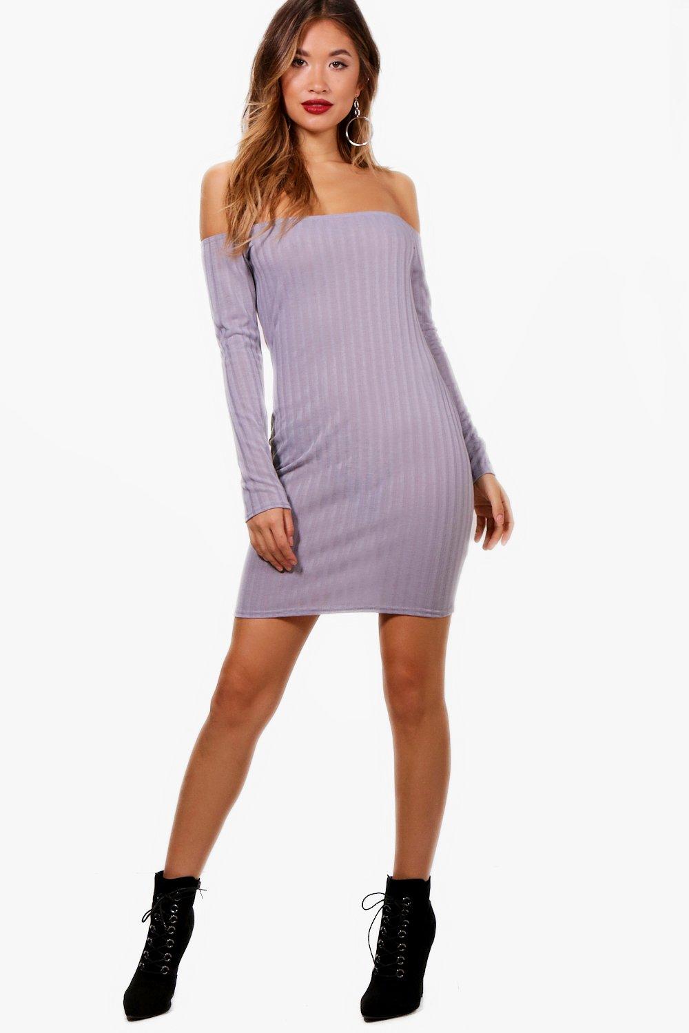 bardot dress boohoo