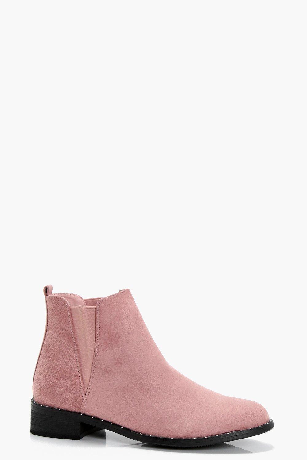 blush chelsea boots