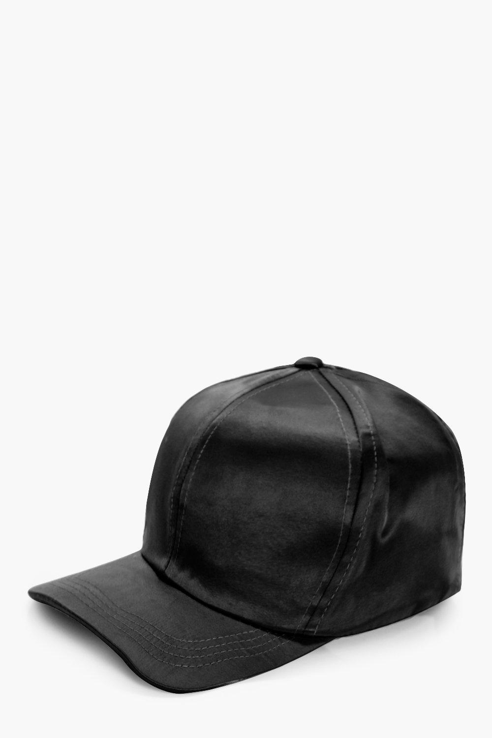 satin baseball cap