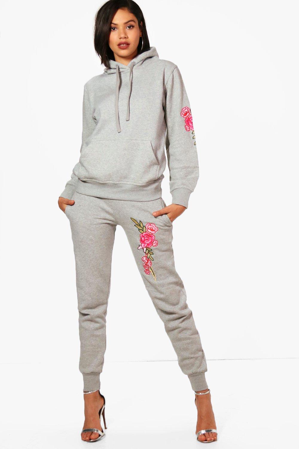 embroidered tracksuit womens