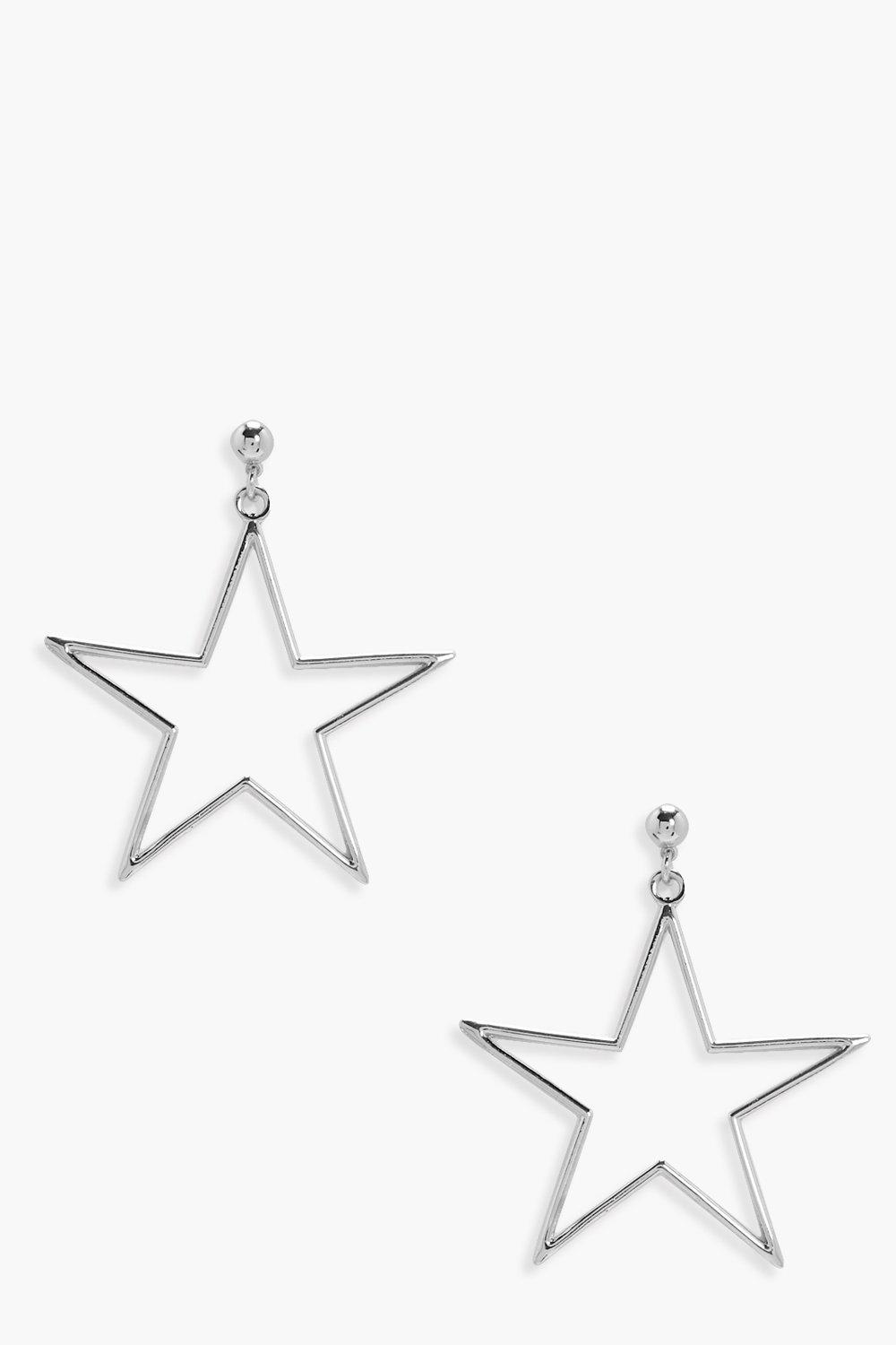 

Серьги-гвоздики Metal Ball Star, Серебристый