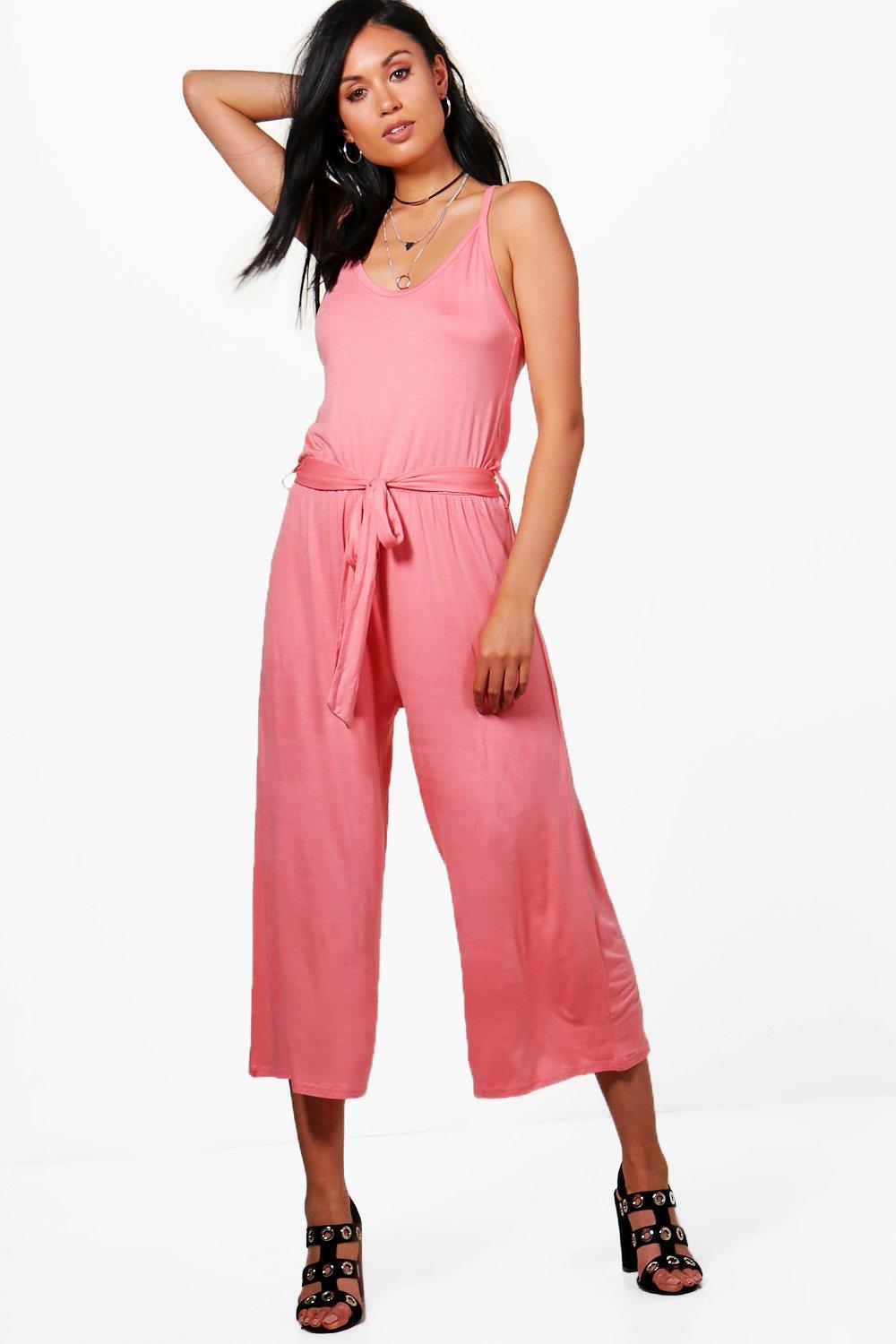 pink 70s jumpsuit