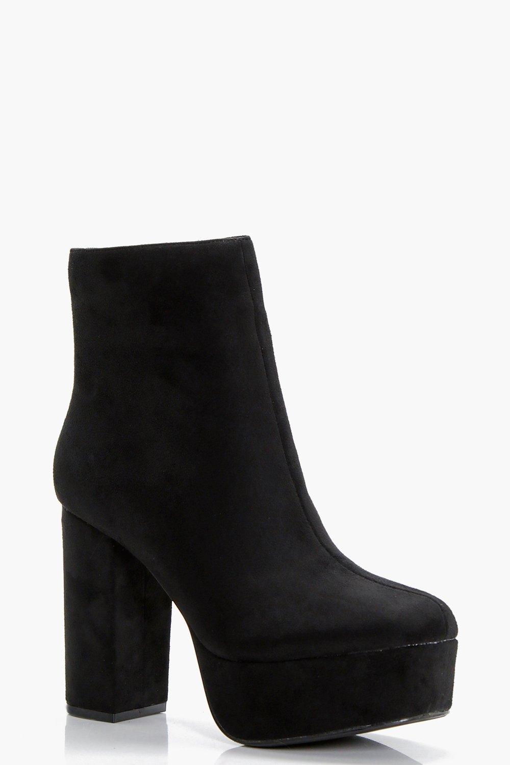 bottines a talon plateforme