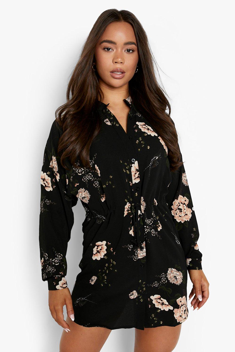 Anna Floral Shirt Dress | Boohoo