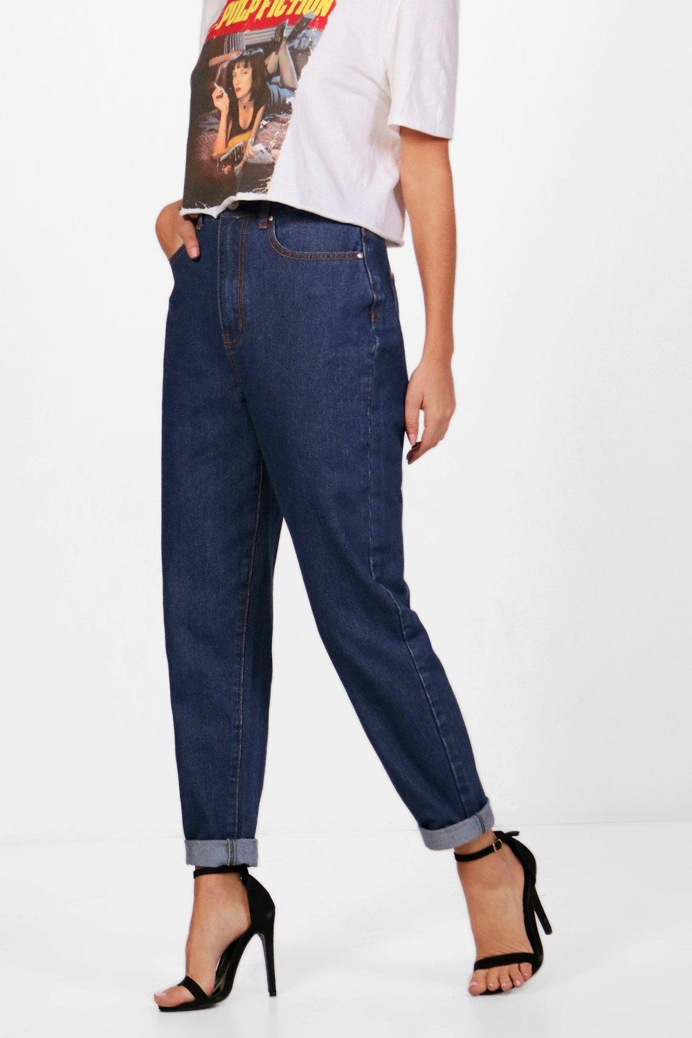 

Authentic Rigid Slim Fit Mom Jeans, Индиго